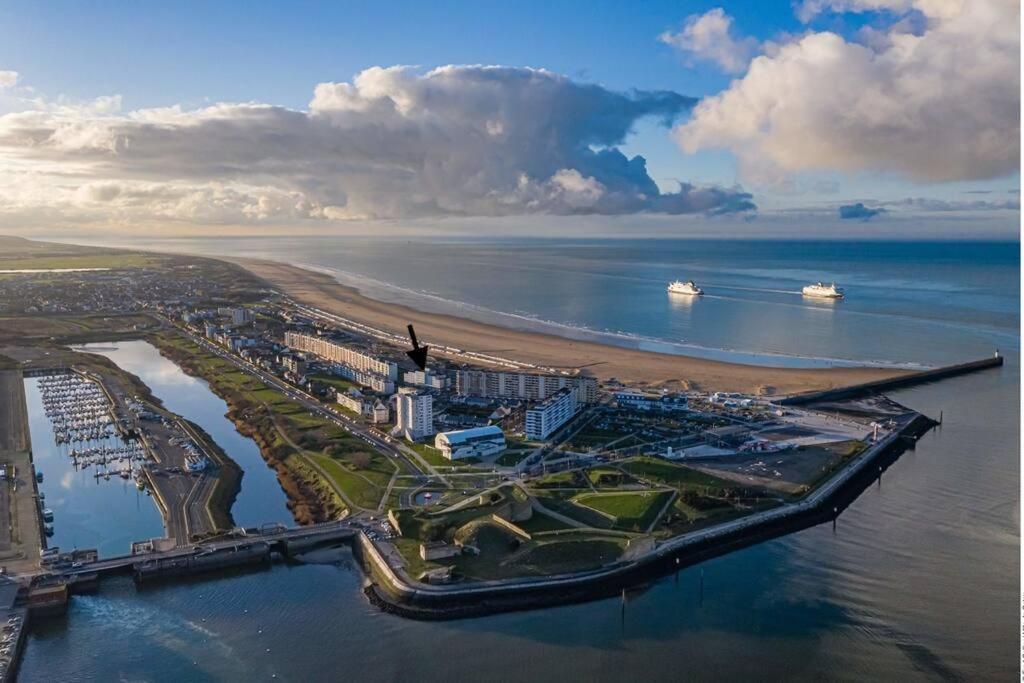 Studio Horizon Bleu, Vue Mer Calais Exteriör bild