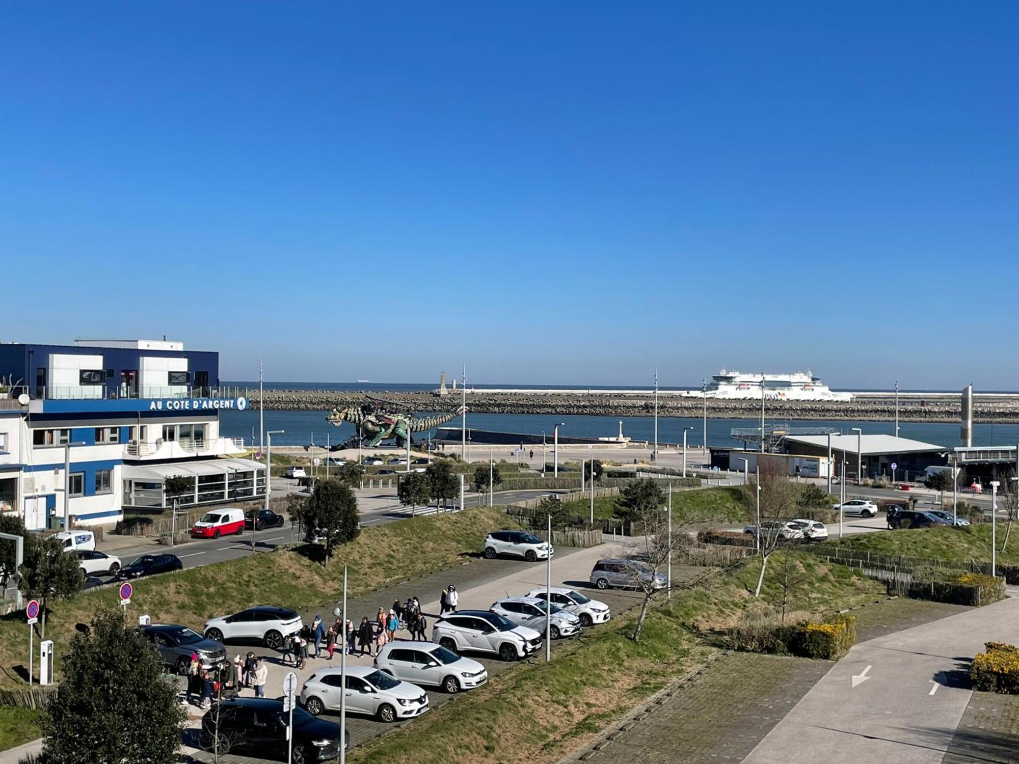 Studio Horizon Bleu, Vue Mer Calais Exteriör bild